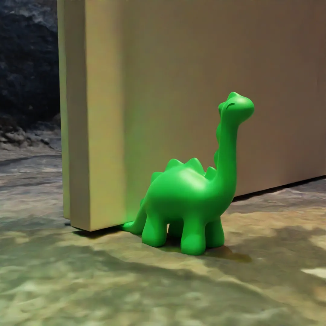 Giá đỡ cửa hình khủng long dễ thương phong cách hoạt hình