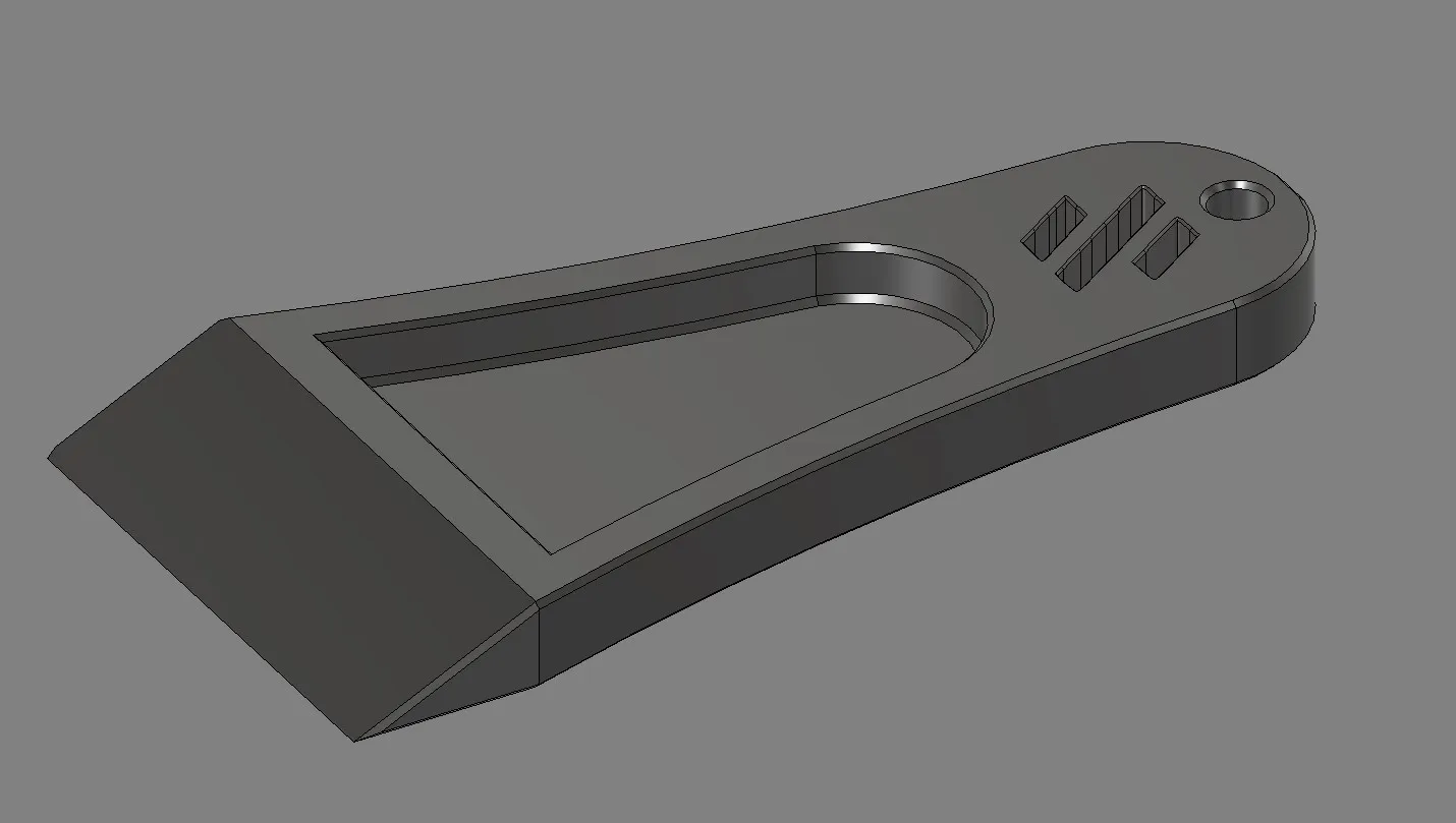 Công cụ cạo giường phong cách Voron kích thước 50mm x 8mm