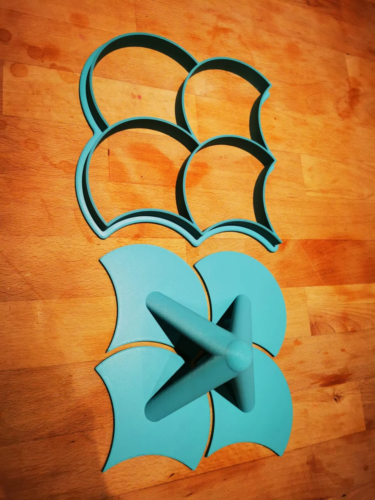 Máy cắt gạch Fishbone 4 ô và con dấu loại bỏ