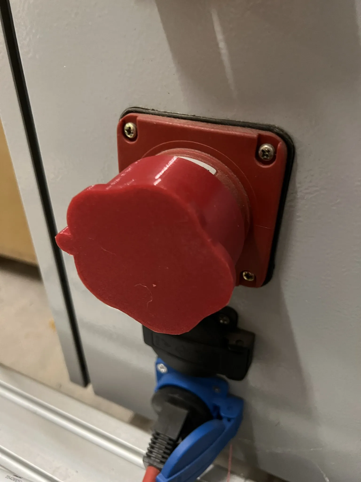 Nắp bảo vệ CEE cho đầu nối male 16A 380V