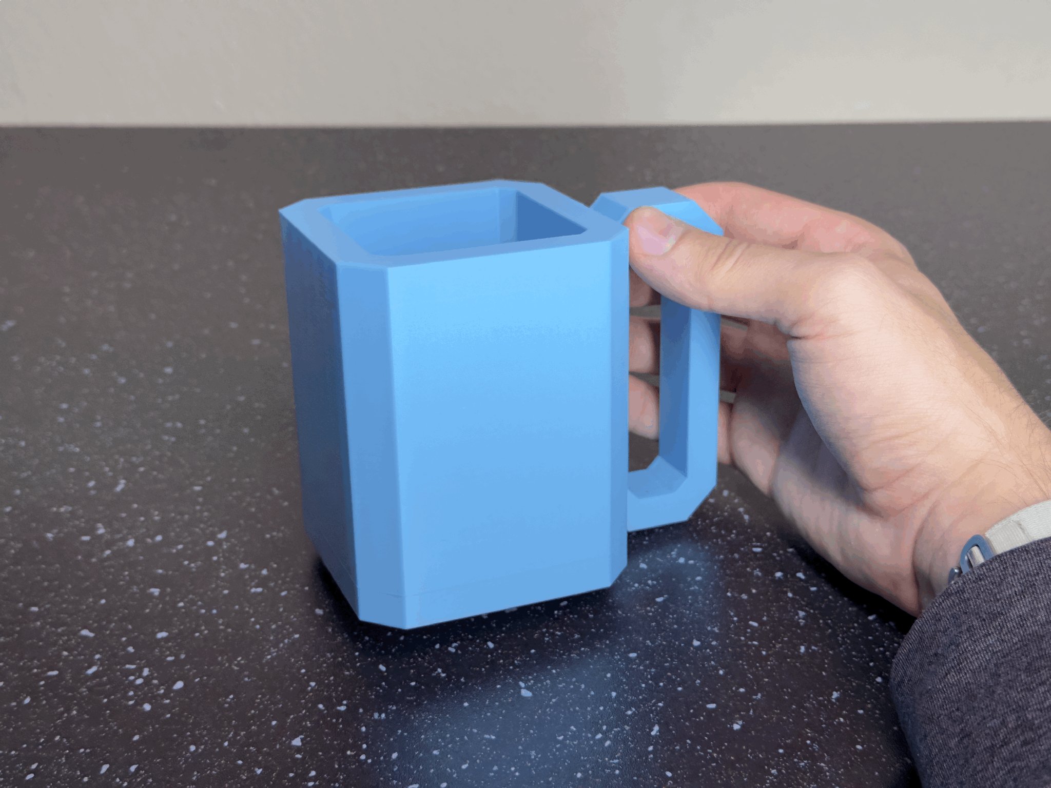 Cốc LowPoly siêu thấp và rất thấp