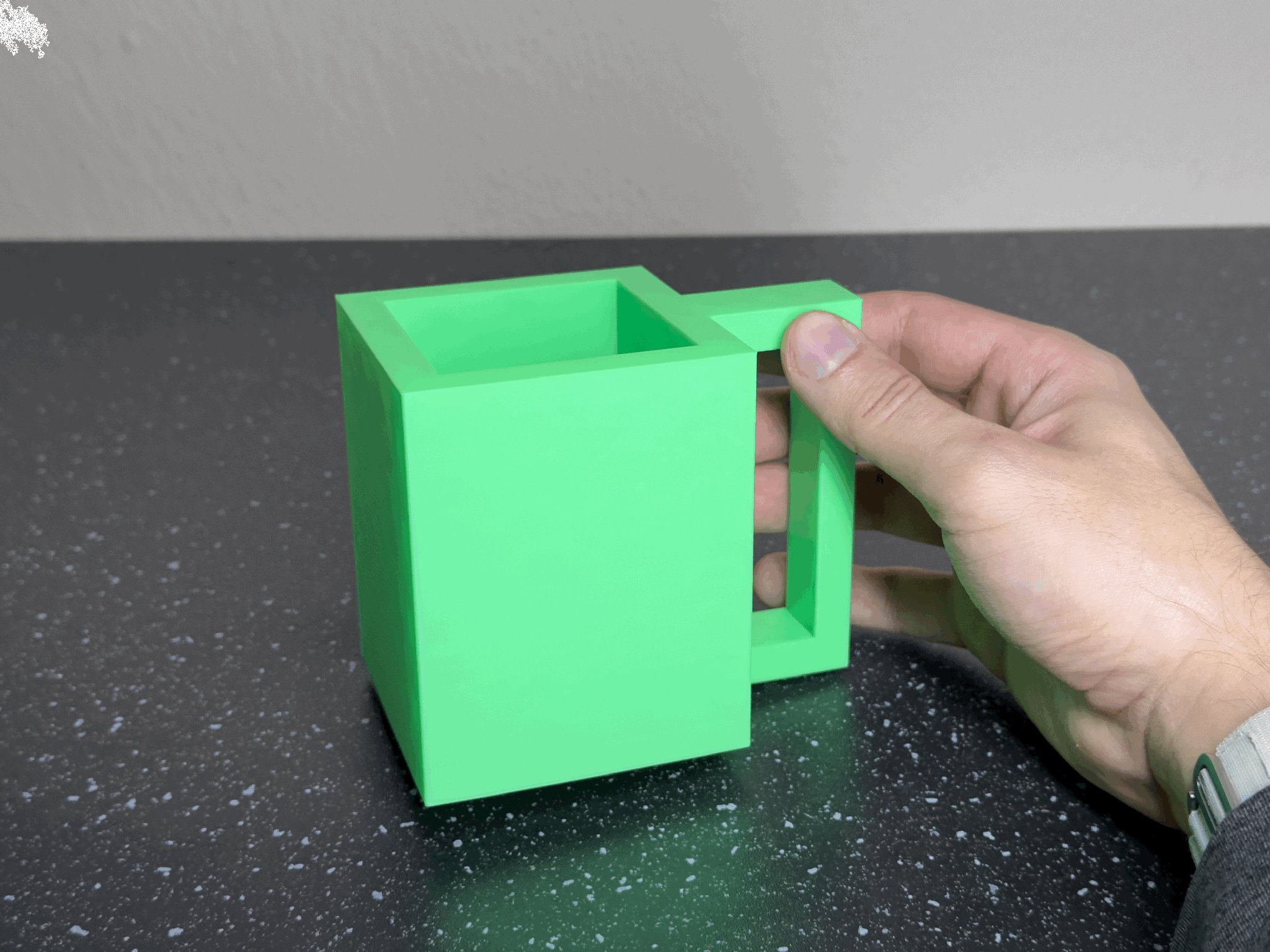 Cốc LowPoly siêu thấp và rất thấp