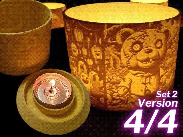Đèn lồng Halloween cho nến tealight hoặc LED