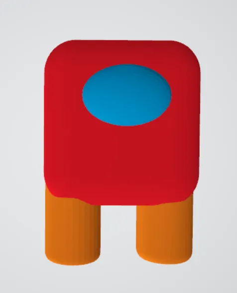 Nhân vật Among Us dễ in với kích thước điều chỉnh