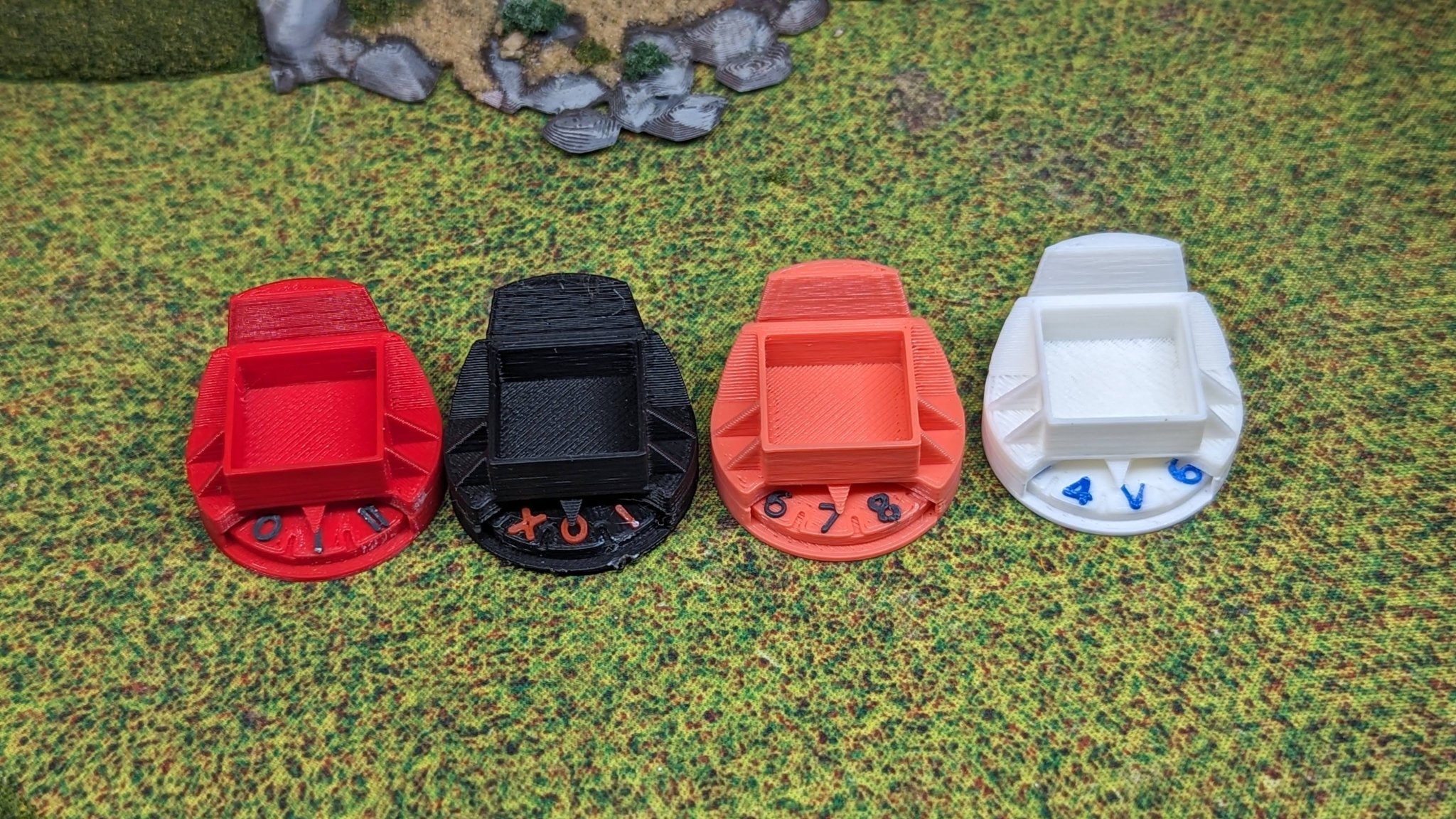 Móc đánh dấu pin Bolt Action với giá đỡ xúc xắc kích hoạt