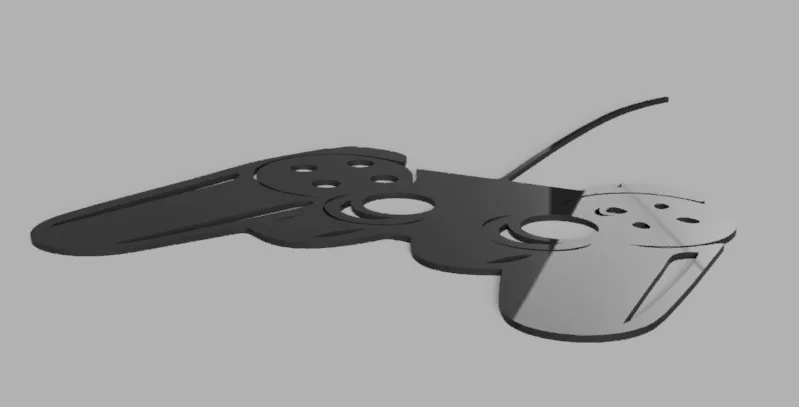 Joytick 2D trang trí tường cho phòng game