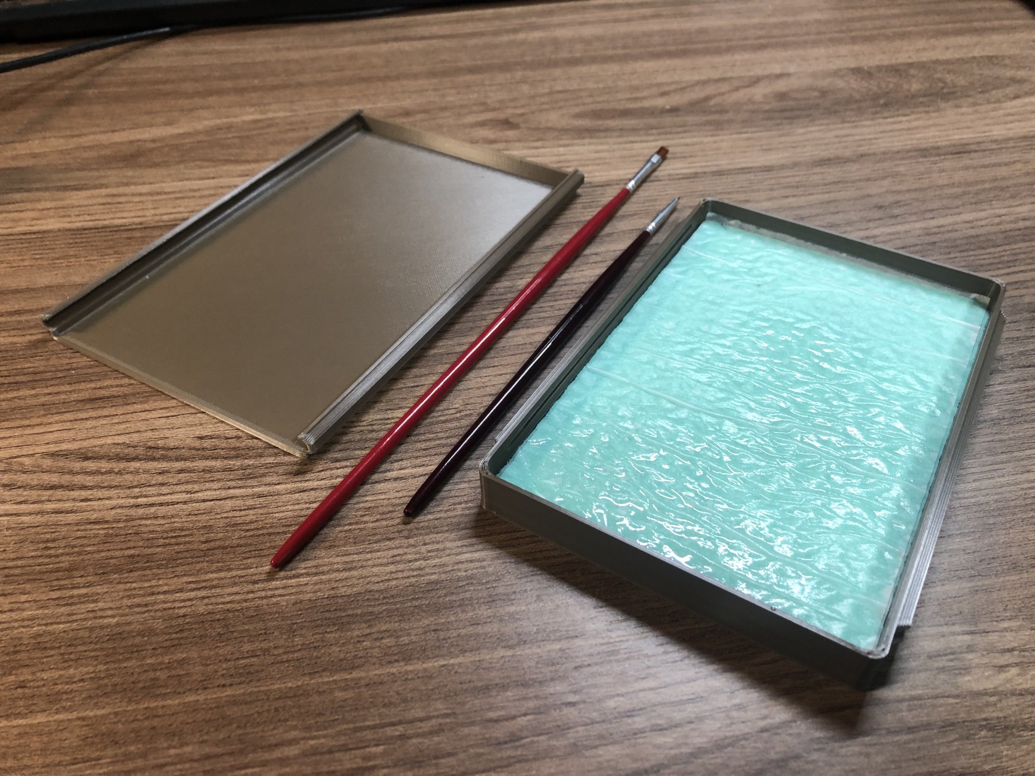 Bảng màu ướt trượt cho sơn acrylic