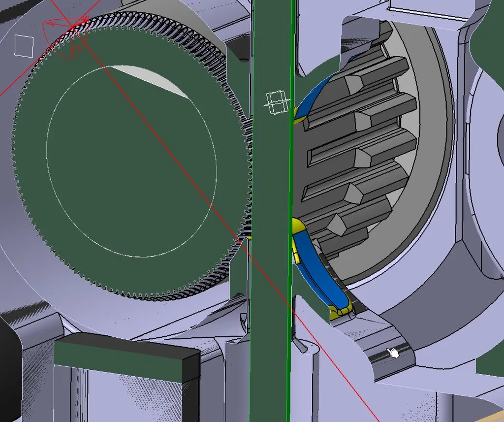 Vỏ máy Orbiter 1.5 với khe hở gần bánh xe hơn