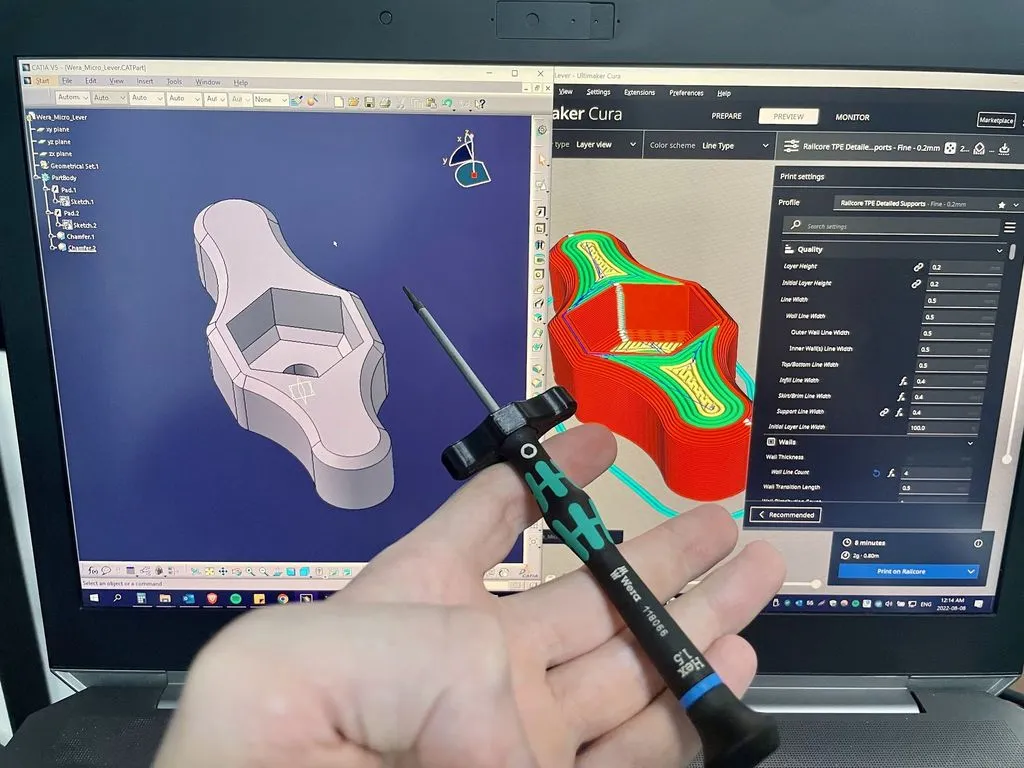 Khóa lực Wera Micro Kraftform cho tua vít nhỏ