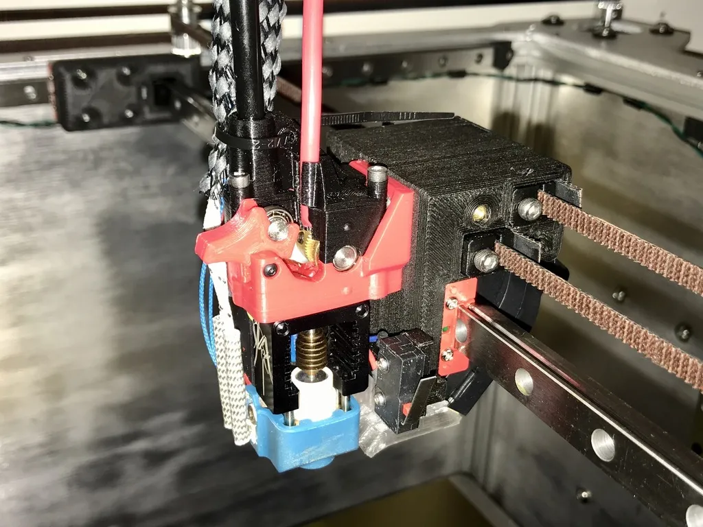 Giá đỡ Flex3Drive cho Railcore II với Mosquito Hotend