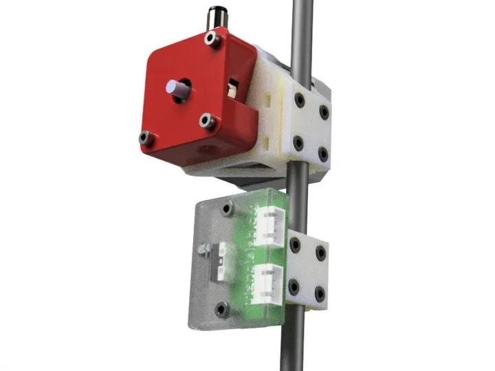 Cảm biến hết filament cho động cơ đùn trên thanh D=8mm