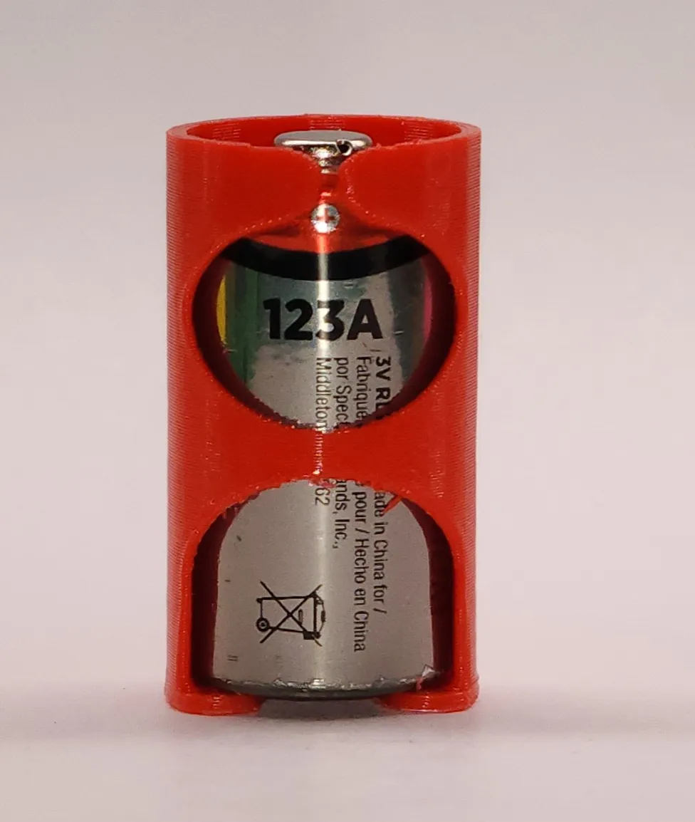 Giá đỡ pin CR123A cho đèn pin và đèn đầu