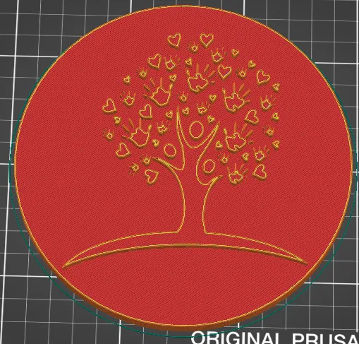 **Mô hình đồng xu kỷ niệm có hình cây**