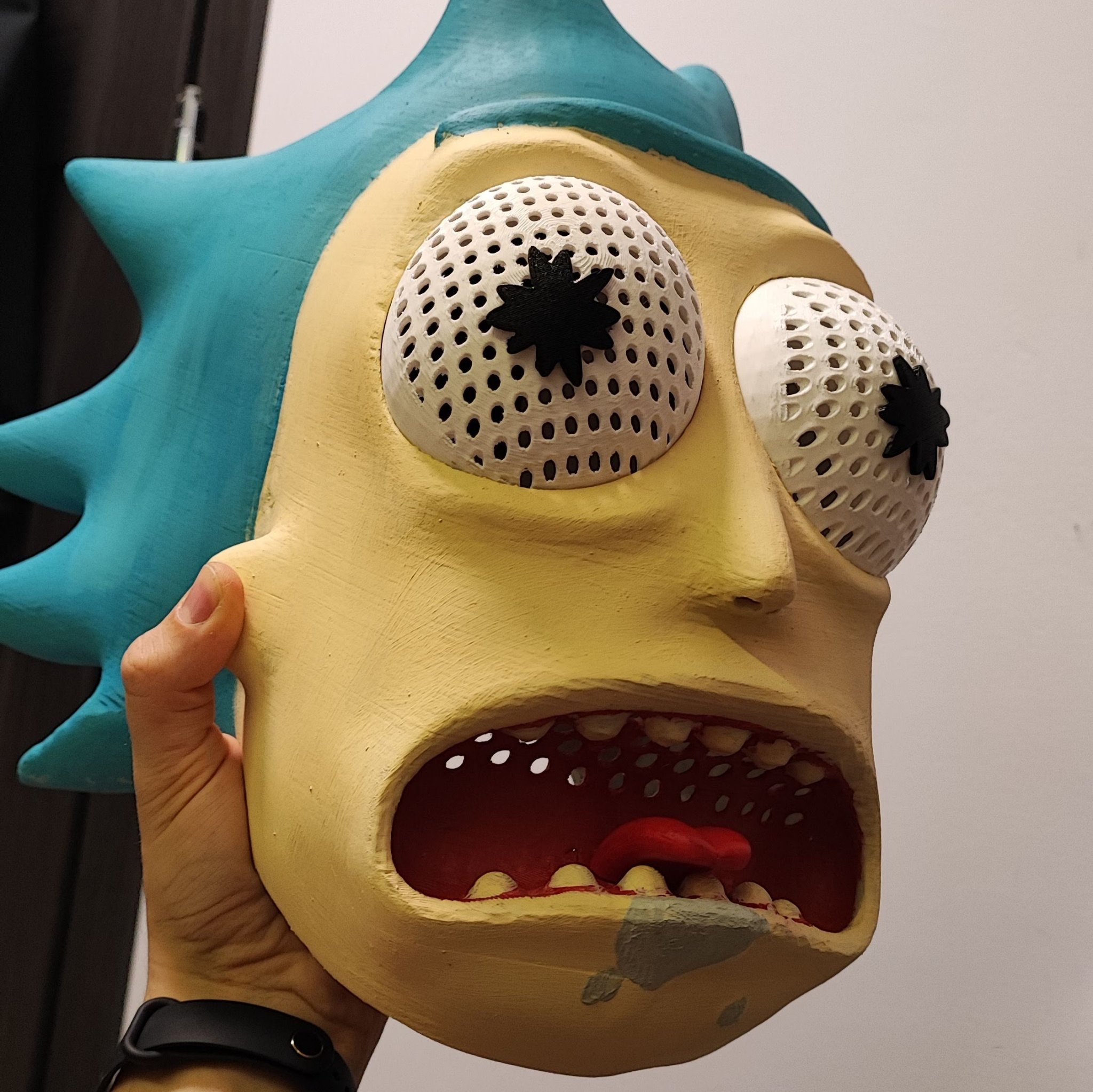 Mặt nạ Rick Sanchez từ Rick and Morty cho Prusa XL