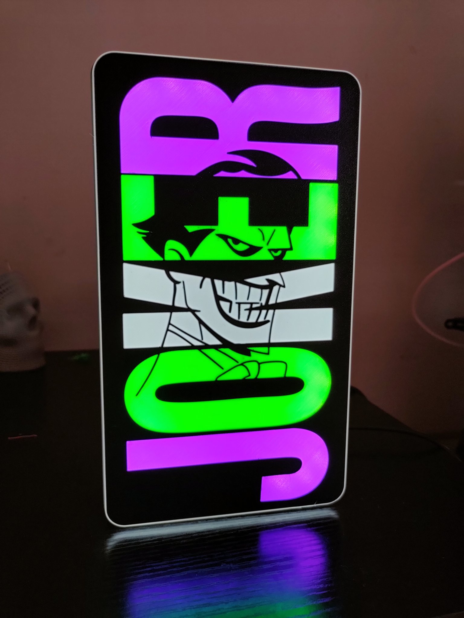 Hộp đèn Joker phong cách vũ trụ hoạt hình DC