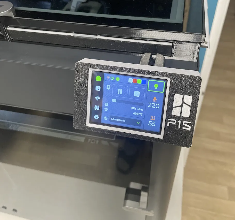 Logo Bambu Lab và P1S cho máy in 3D XTOUCH