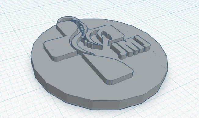 Móc khóa JMJ nhỏ với logo đặc trưng