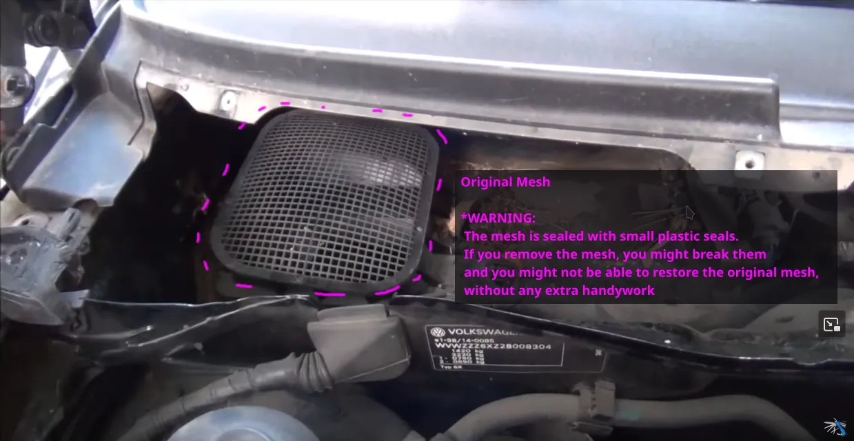 Khung lọc cabin cho xe VW Lupo