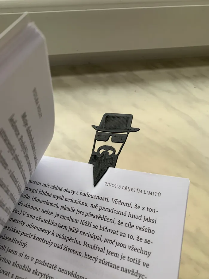 Dấu đánh dấu đơn giản với nhân vật Heisenberg từ Breaking Bad