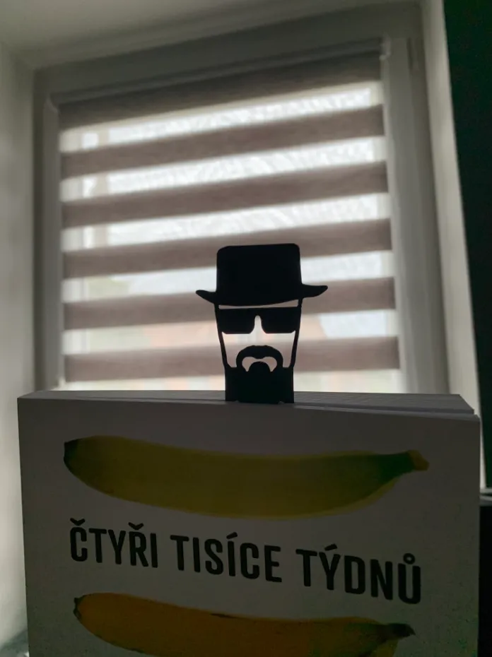 Dấu đánh dấu đơn giản với nhân vật Heisenberg từ Breaking Bad