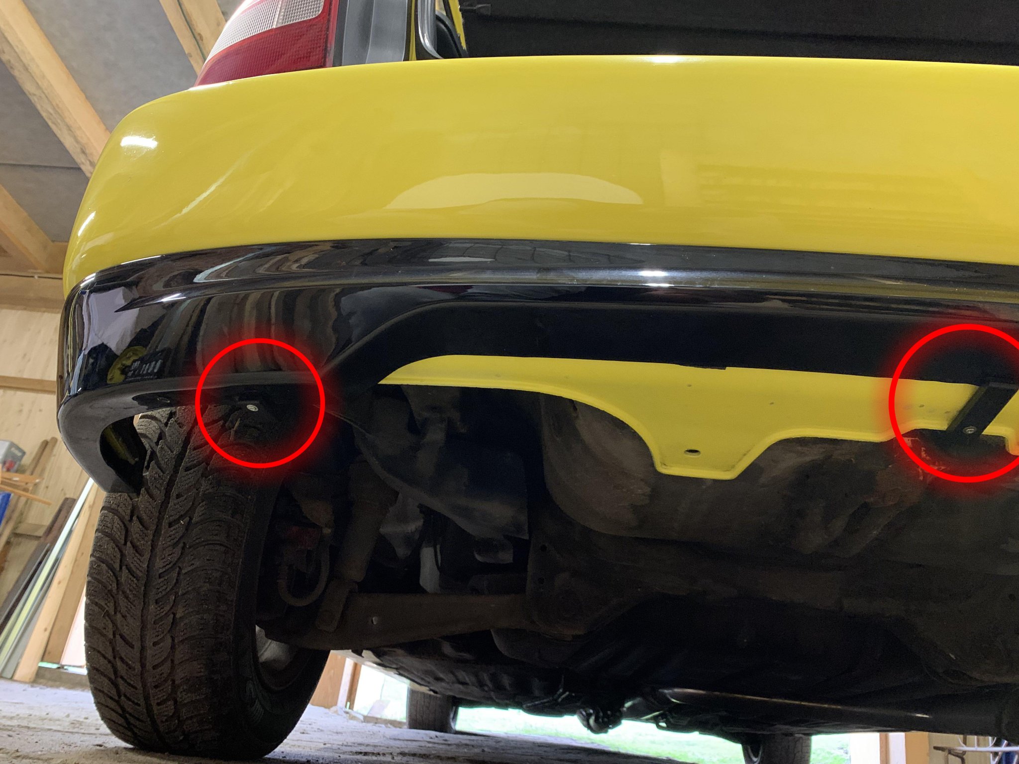 Giá đỡ cản sau Honda Civic EK/EJ typeR