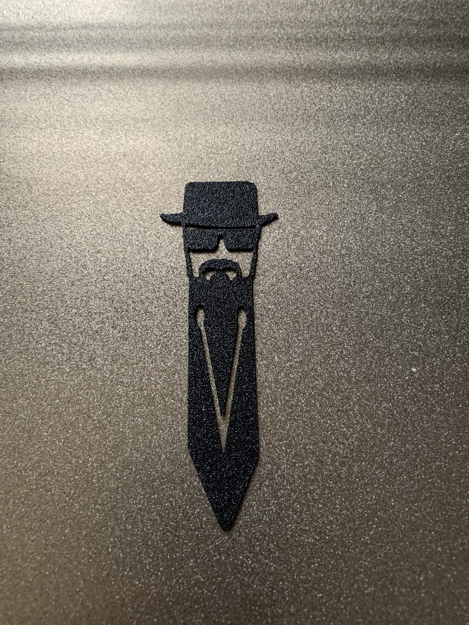 Dấu đánh dấu đơn giản với nhân vật Heisenberg từ Breaking Bad