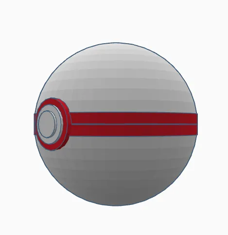 Bóng Pokeball 2 mảnh với nam châm kết nối
