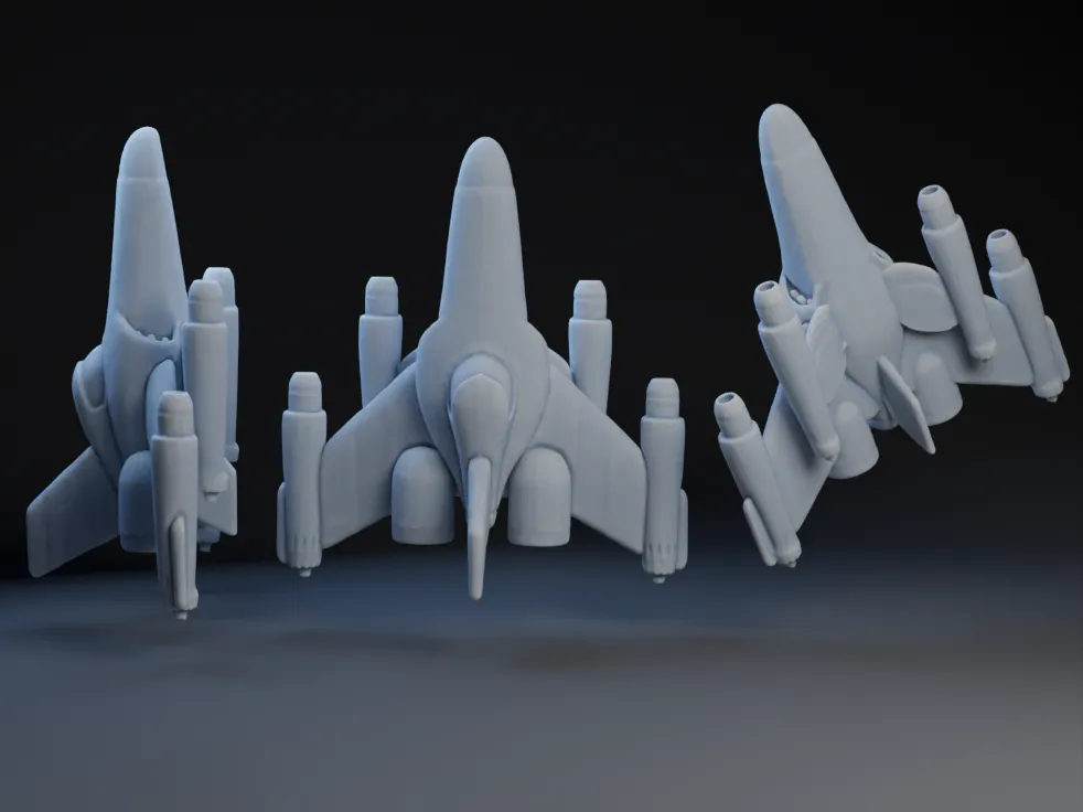 Tàu tấn công Galaga từ trò chơi điện tử thập niên 80