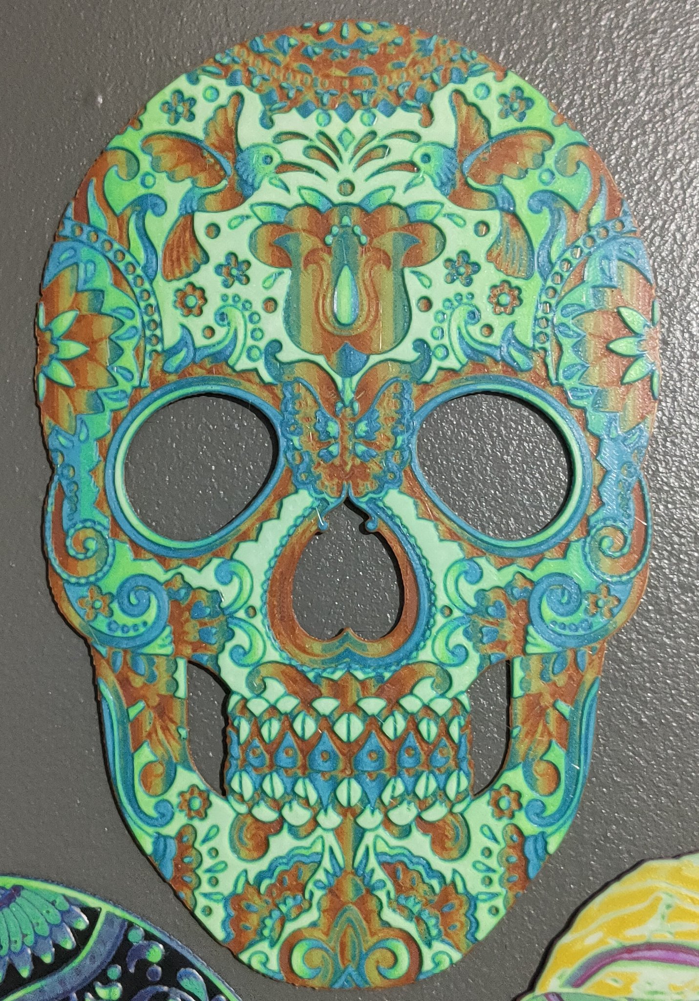 Nghiên cứu mô hình 3D Ngày của Người Chết với 8 màu sắc