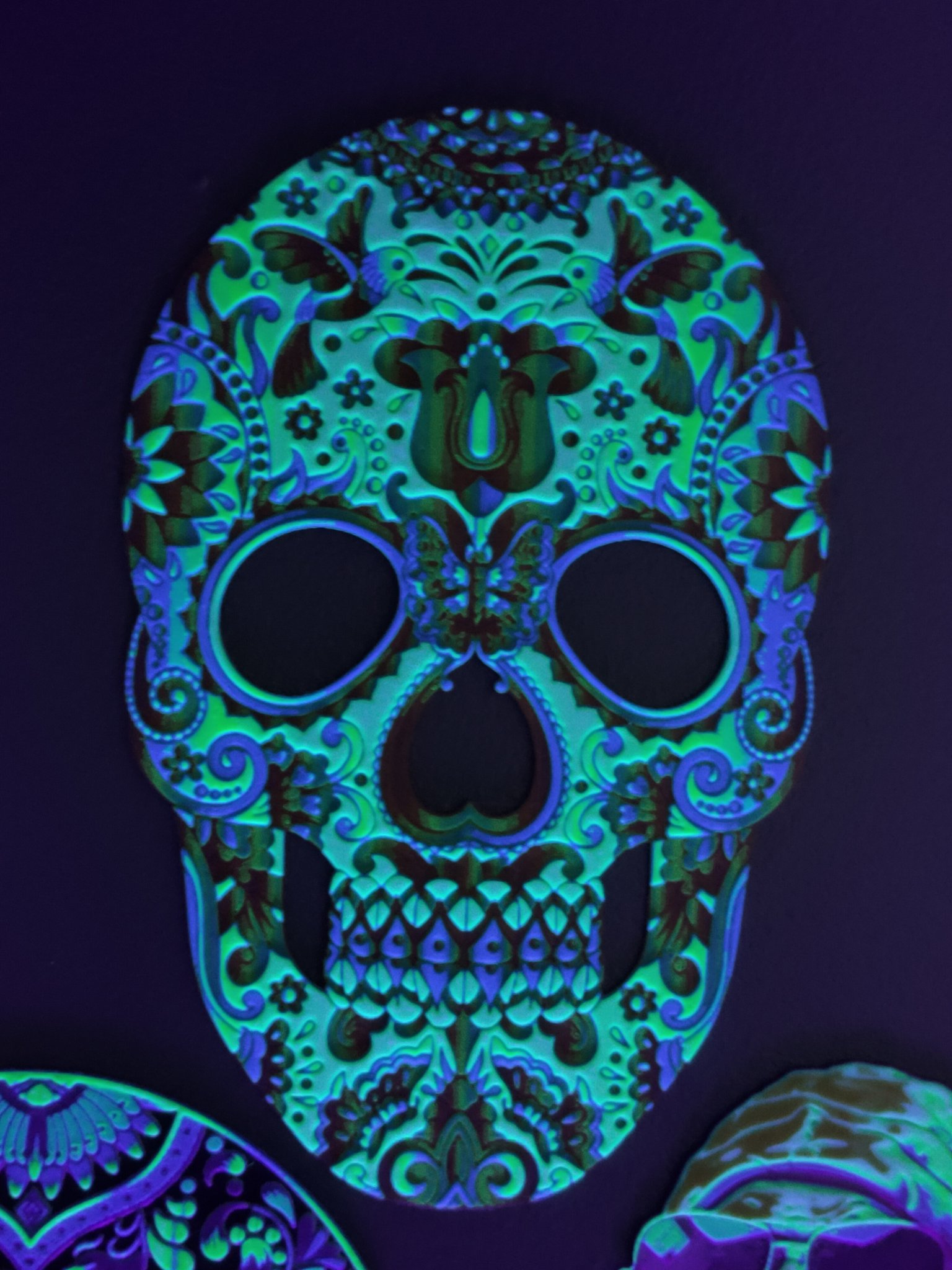 Nghiên cứu mô hình 3D Ngày của Người Chết với 8 màu sắc