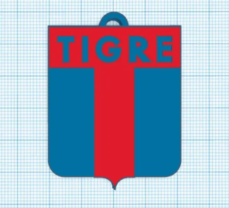 Móc khóa hình hổ của Club Atlético Tigre (Argentina)