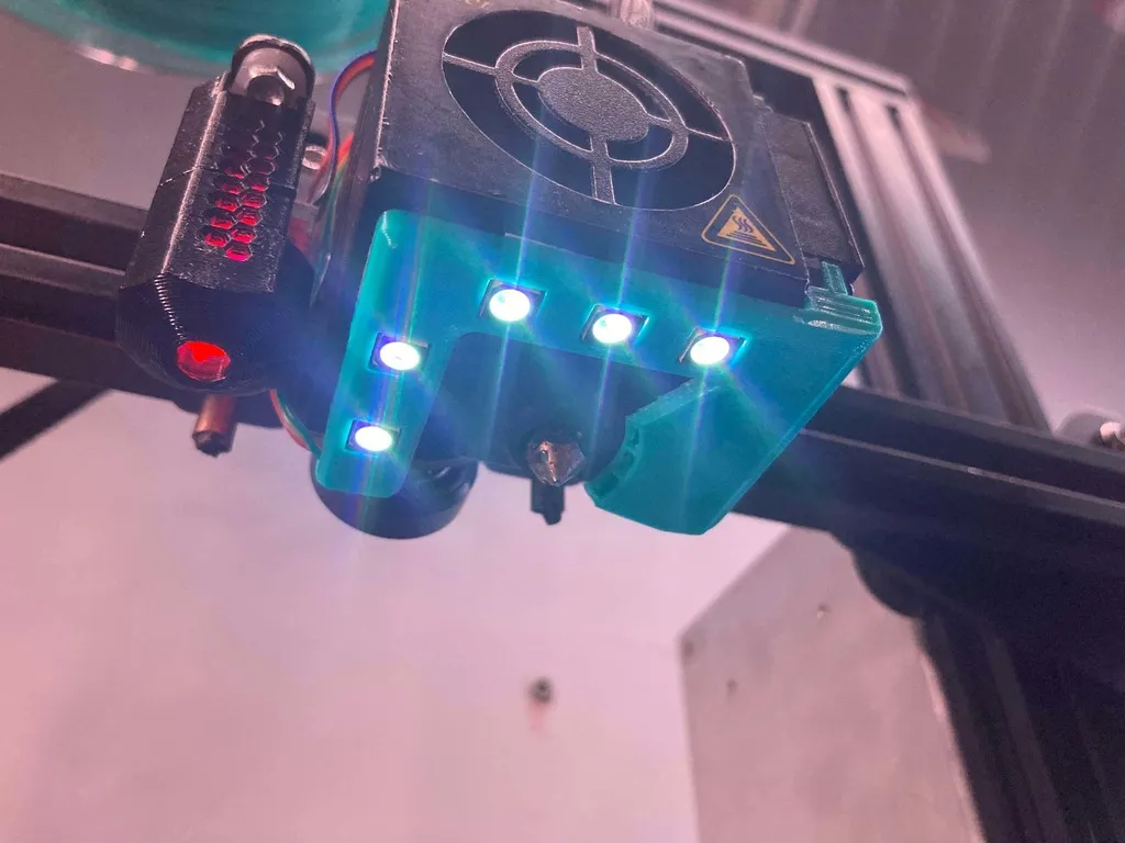 Hệ thống làm mát cho bộ phận với Neopixel