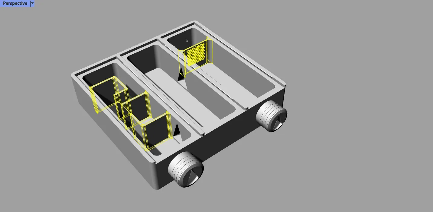 Tổ kiến cho kính hiển vi với thiết kế 3 phần