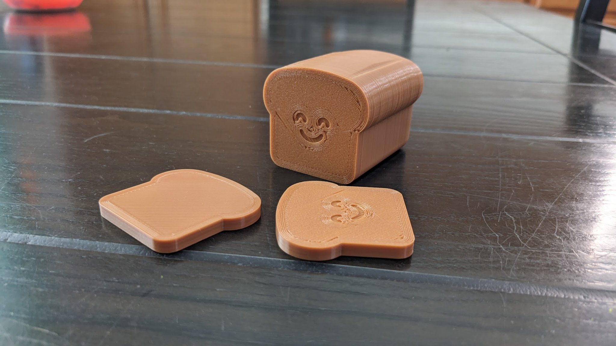 Bánh mì nguyên ổ mô hình 3D chi tiết và thực tế