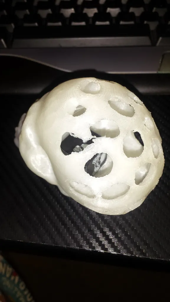 Xương sọ ma cà rồng làm khay xúc xắc