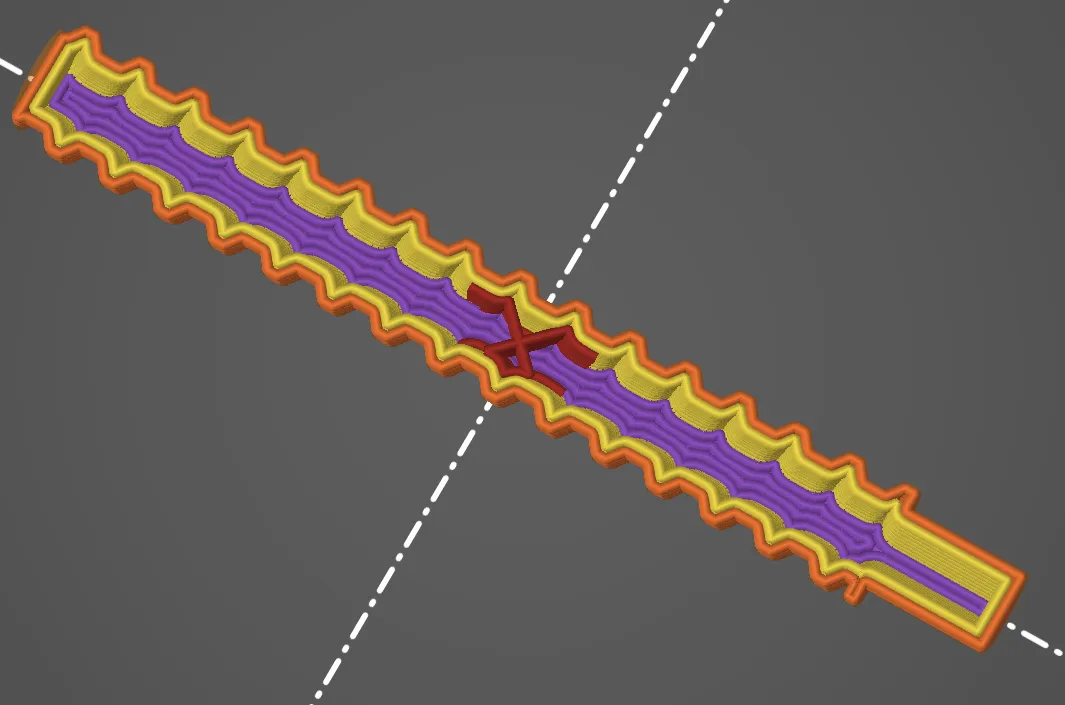 Vít 3/4 với hình học bên trong đã loại bỏ