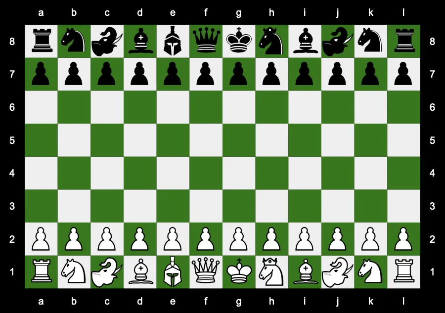 Mở rộng cờ vua Courier-Spiel với các nhân vật mới