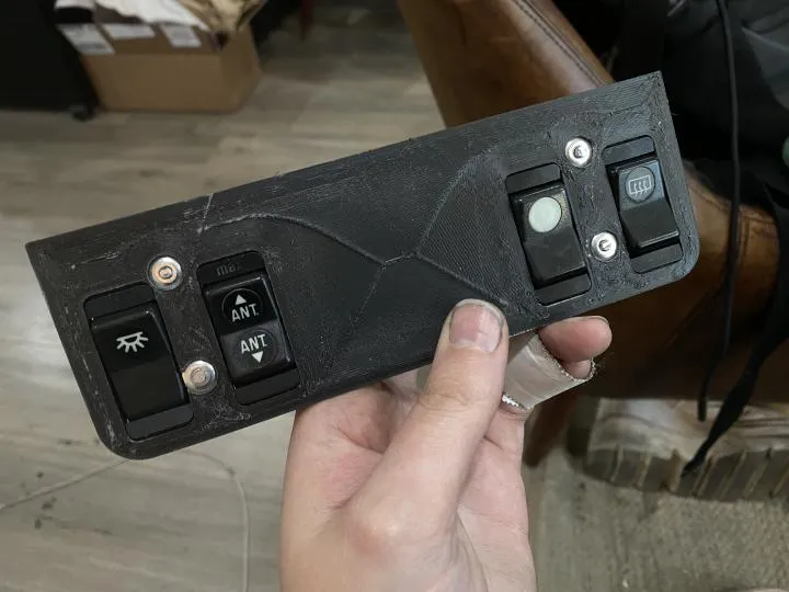 Bảng điều khiển công tắc trung tâm Mercedes Benz W123 300D