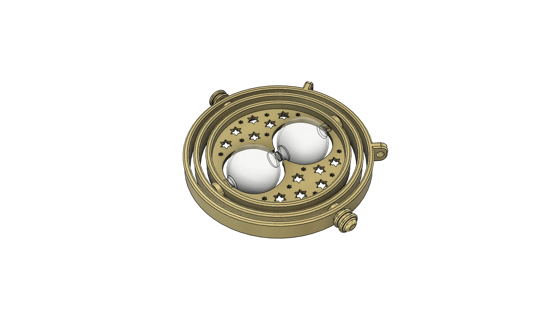 Vòng cổ Hermione với Đồng hồ cát in sẵn