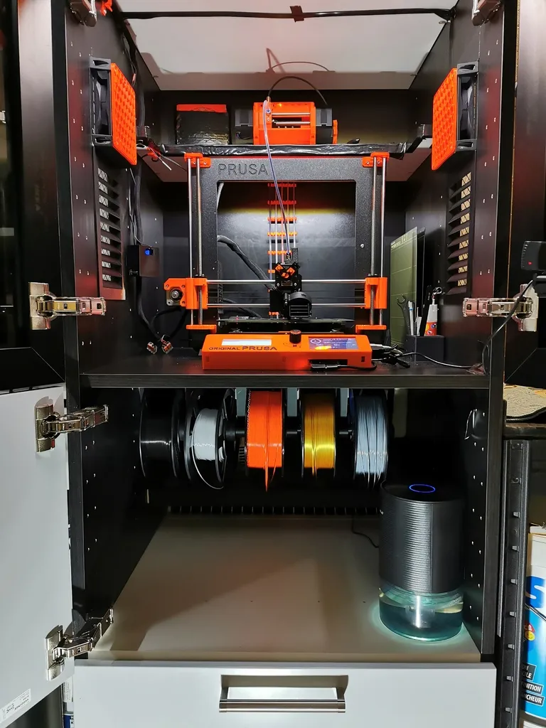 Giá đỡ cuộn tự động dưới kệ cho máy in 3D MMU