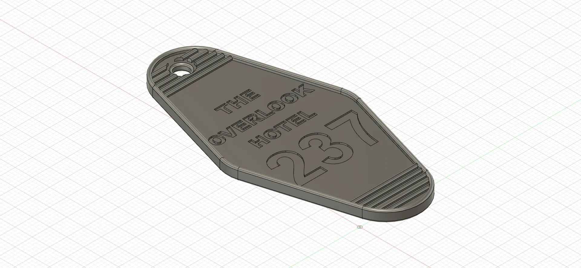 Móc chìa khóa phong cách khách sạn OVERLOOK HOTEL