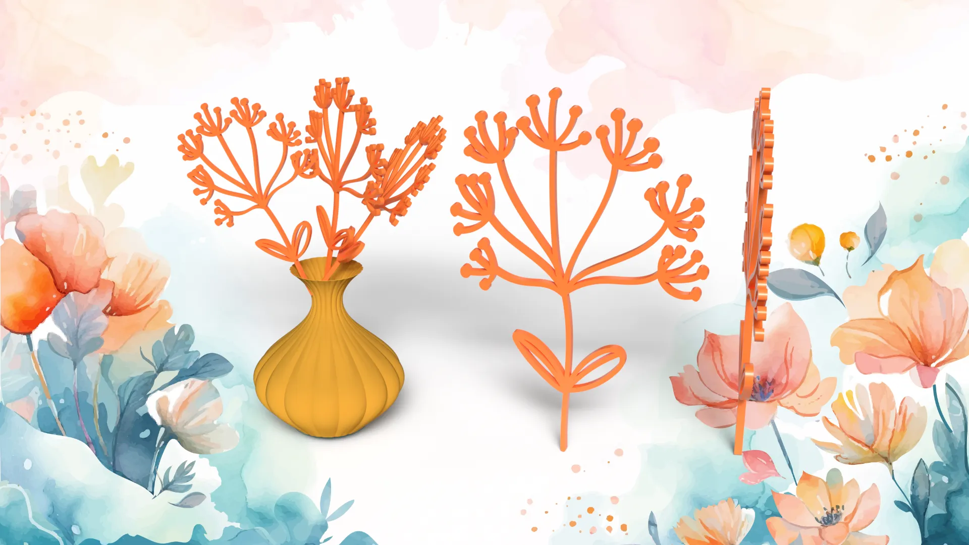 Đồ trang trí lá thảo mộc tự nhiên cho bánh và hoa