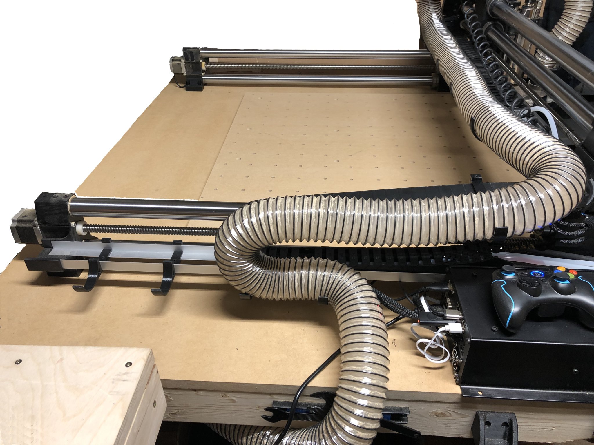 Giá đỡ ống hút chân không Onefinity X35/X50 cho rãnh dây kéo