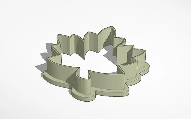 Cutter bánh quy hình lá đơn giản