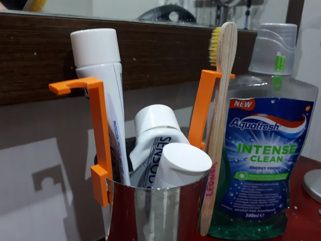 Giá đỡ bàn chải đánh răng bằng tre