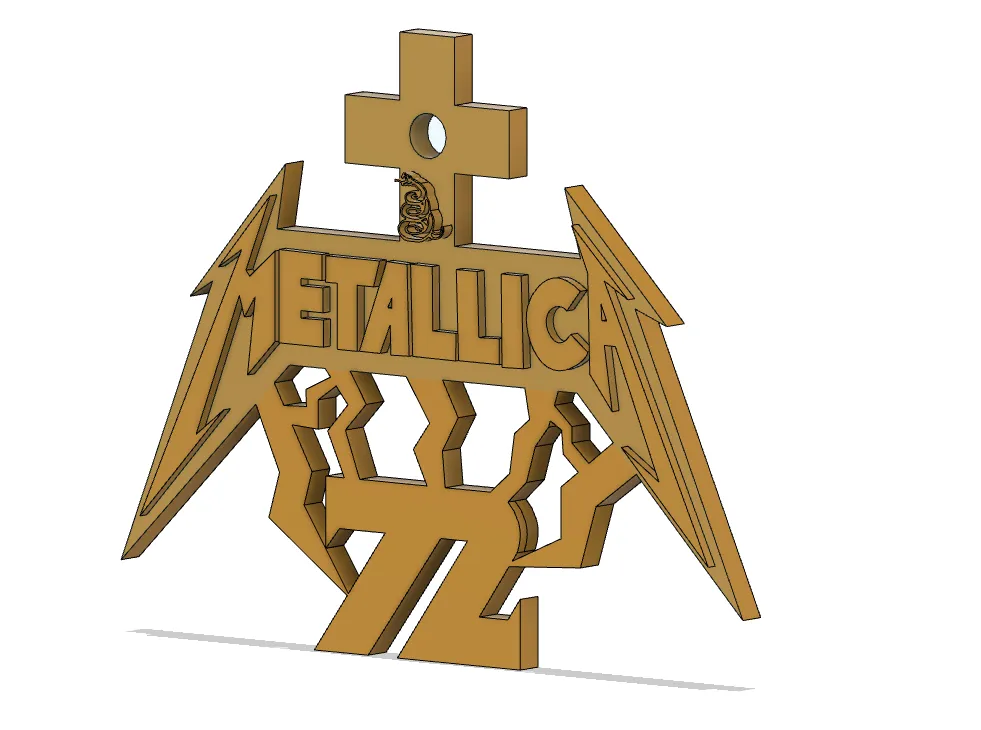 Thẻ album METALLICA với các biểu tượng đặc trưng