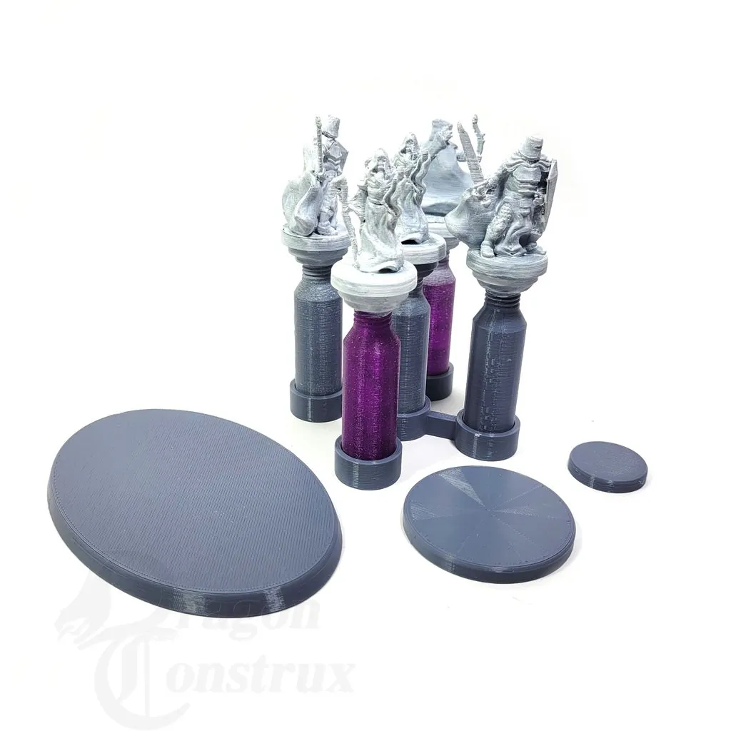 Bộ tay cầm và đế sơn mô hình thu nhỏ không từ tính