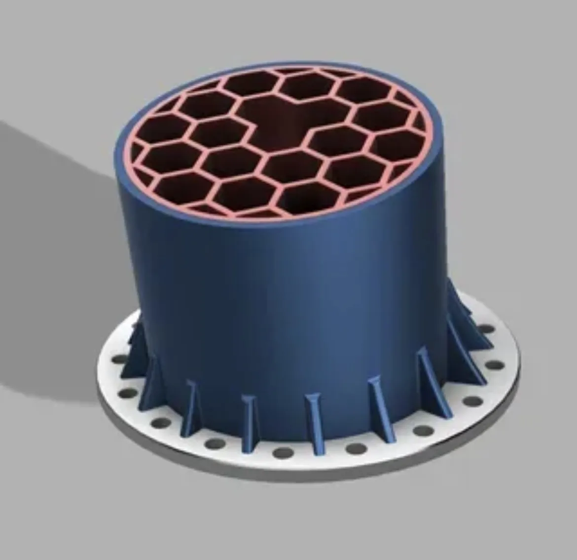 Giá đỡ bút hình lục giác cho bàn làm việc