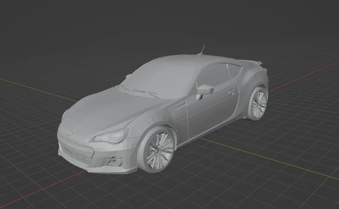 Mô hình xe thể thao Subaru BRZ 2014 chi tiết cao