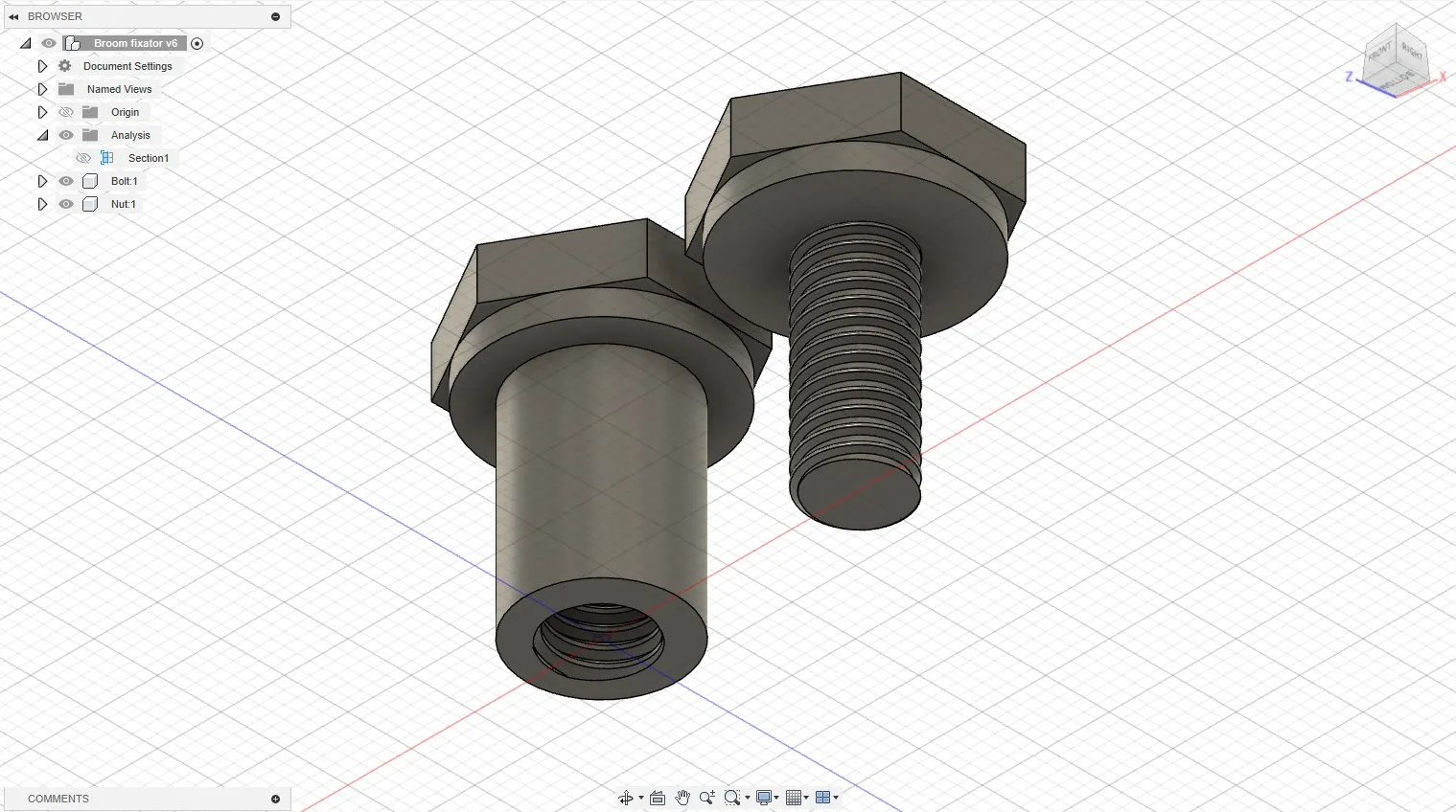 Vít và đai ốc thay thế cho cây lau nhà